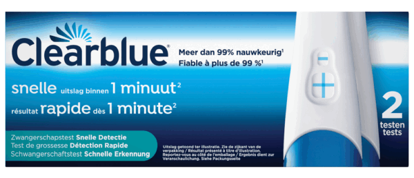 Clearblue Zwangerschapstest Snelle Detectie