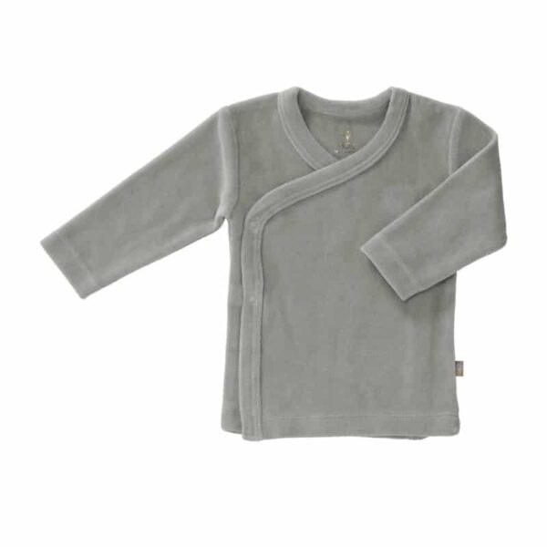 Fresk wikkelvestje velours Paloma grey