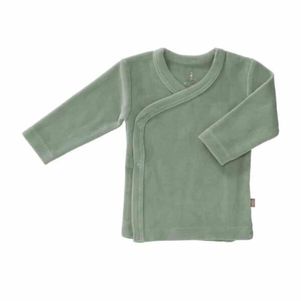 Fresk wikkelvestje velours Forest green