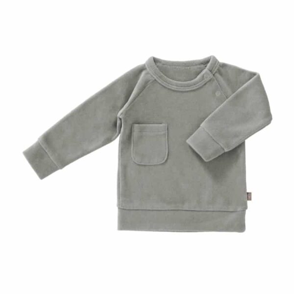Fresk sweater velours Paloma grey