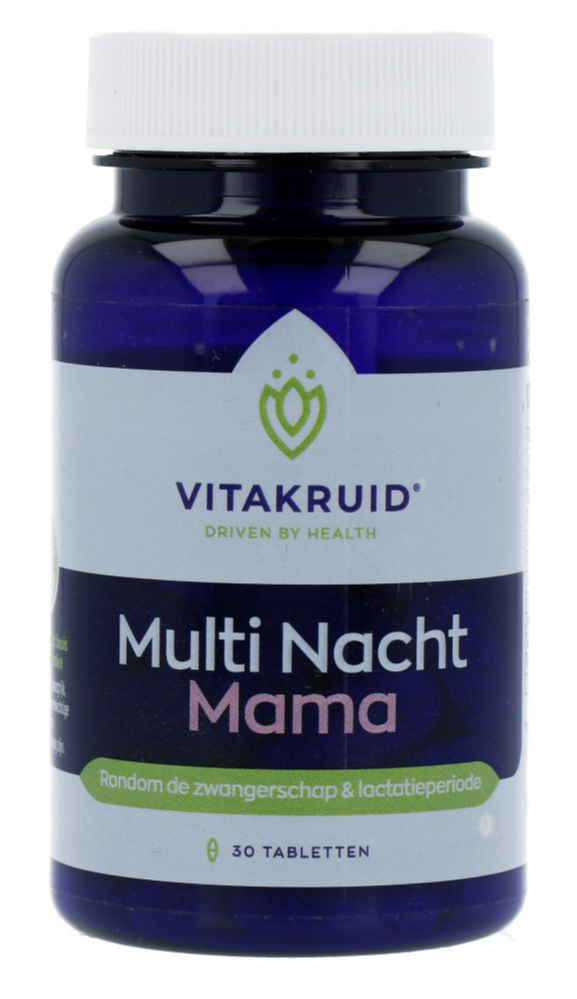 Vitakruid Multi Nacht Mama 100% Vegan 30