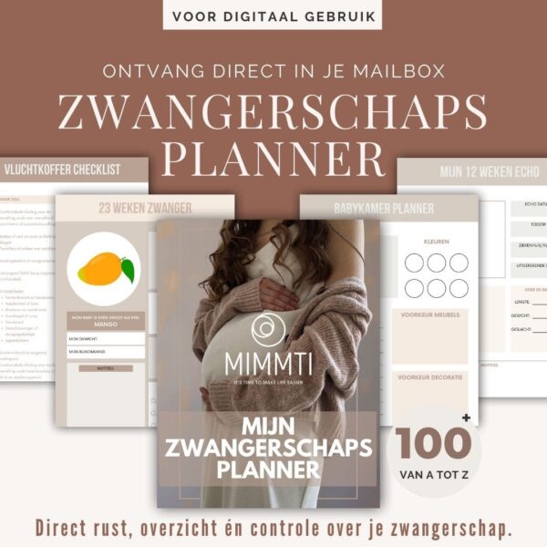 MIMMTI Zwangerschapsplanner