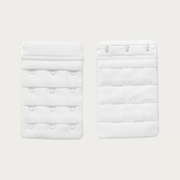 Op en Top Zwanger bh Verlengstuk 3 Haaks Wit (2 Pack)