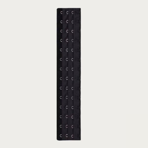 Op en Top Zwanger bh / Corset Verlenger 14 Haaks Zwart (per stuk)