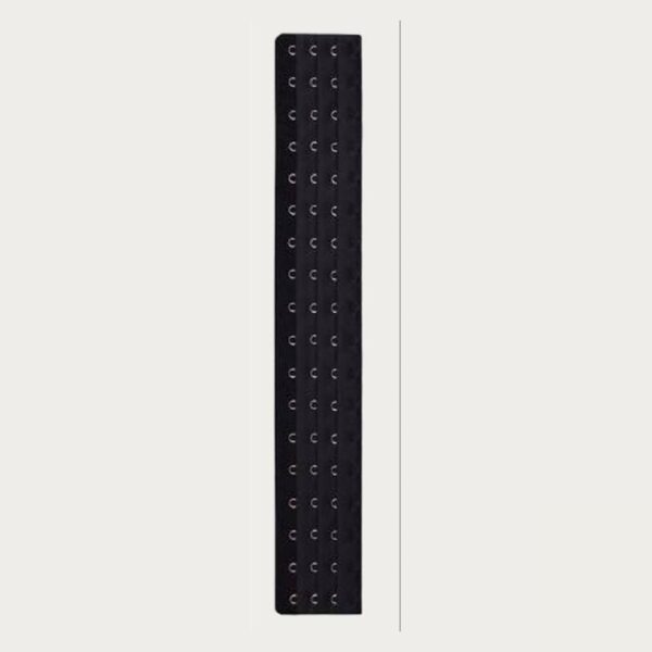 Op en Top Zwanger bh / Corset Verlenger 18 Haaks Zwart (per stuk)