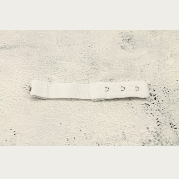 Op en Top Zwanger BH Verlenger 1 Haaks Wit met Elastiek (per stuk)