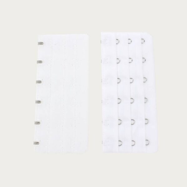 Op en Top Zwanger bh / Corset Verlenger 6 Haaks Wit (per stuk)