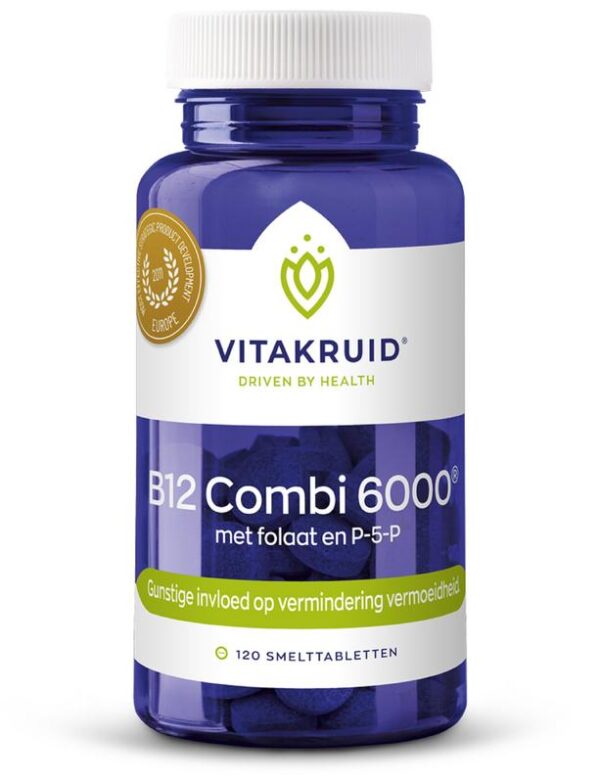 Vitakruid B12 Combi 6000 met folaat & P5P 120 tabletten